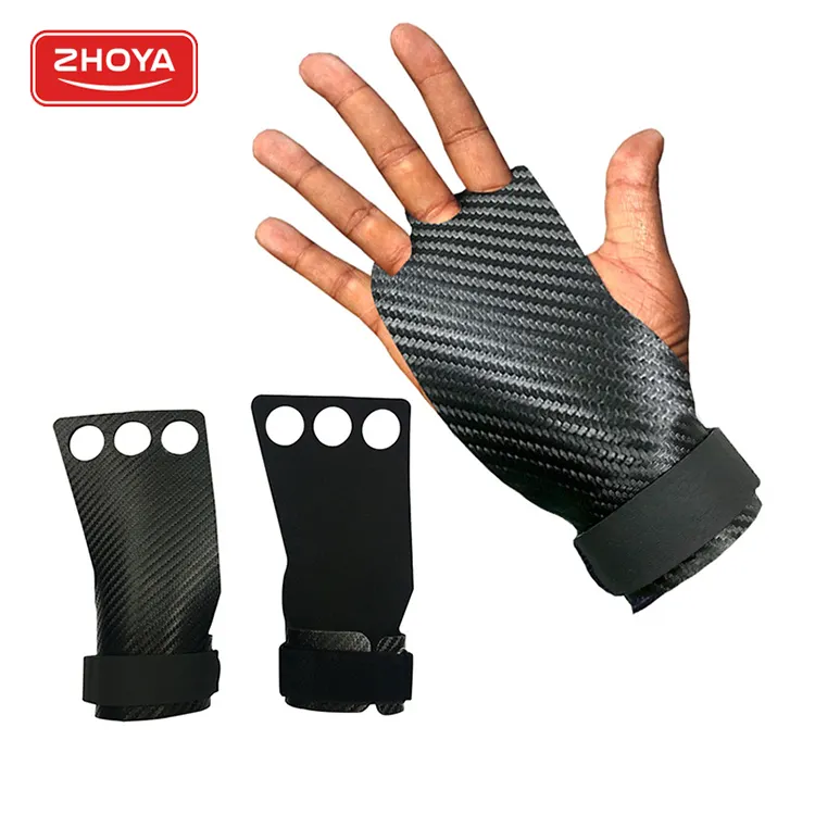 2024 High Quality Carbon fiber gymnastics hand grips gym palm protector grip