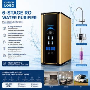 Purificateur d'eau sans réservoir CE ROHS 100G-800G à 6 étapes pour consommation directe, machine de filtration pour bureau avec système de filtration ALK à 6 étapes (P - Product Image 1