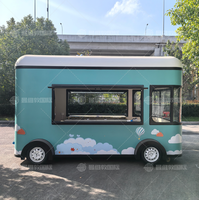 Remorque mobile pour snacks et bonbons avec cuisine complète pour la restauration rapide, hamburgers, hot-dogs, pizzas, café, chariot de bar