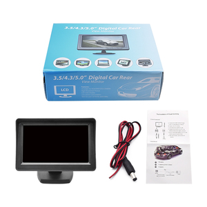 Écran de moniteur LCD de voiture Full HD de haute qualité de 4,3 pouces avec affichage de la caméra de recul, moniteur de voiture de bureau personnalisable - Product Image 6