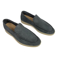 Elegantes Mocasines de Ante para Hombre, Talla Grande, de la Mejor Calidad, con Diseño de Piel Animal, Antideslizantes, Duraderos, para Todas las Estaciones