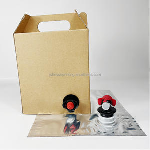 Caja <span class=keywords><strong>de</strong></span> Cartón Corrugado Kraft Reutilizable y Sostenible, con Asa Magnética Impermeable para Bebidas Frías para Llevar - Product Image 3