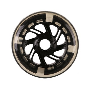 Bánh Xe Trượt Patin <span class=keywords><strong>3</strong></span> Hoặc 4 <span class=keywords><strong>LED</strong></span> Chiếu Sáng Nhấp Nháy Chất Lượng Cao 120MM Bánh Xe Xe Tay Ga PU Cho Xe Tay Ga Trẻ Em Xe Tay Ga Trẻ Em - Product Image 1