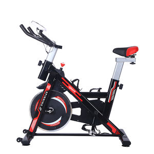 <span class=keywords><strong>Vélo</strong></span> de spinning d'intérieur Oushang noir et rouge en acier pour la maison, équipement de fitness avec logo personnalisé pour la salle de sport et l'usage domestique - Vente en gros - Product Image 2