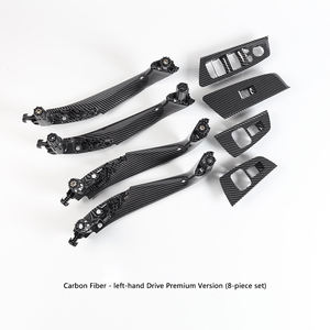 4 pièces, cache-bouton de lève-vitre maître, panneau de commande de lève-vitre de porte passager, garniture de poignée de porte de voiture - Product Image 4