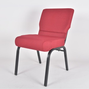 Sillas Apilables de Tela con Estructura Metálica Resistente para Hotel, Diseño Moderno, con Estante para Libros y Protector de Piso - Venta al Por Mayor - Product Image 1