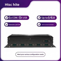 Mini PC industriel Suzhou Hite GM-1220 sans ventilateur, tout-en-un embarqué, 8 Go de RAM, 1 To de stockage, faible consommation d'énergie, anti-poussière