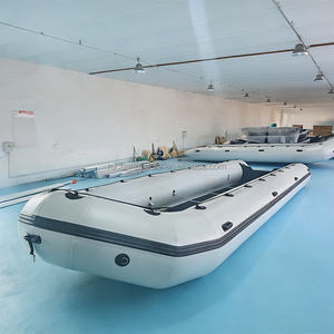Bateau pneumatique robuste en PVC avec quille en aluminium et plusieurs chambres à <span class=keywords><strong>air</strong></span> pour les sports nautiques et les opérations de sauvetage - Product Image 2