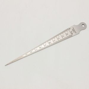 Silicon Valley T6624 Wedge Feeler Gauge 1-15mm Measuring <b>Range</b> Metal Thickness Gauge - Product Image 1