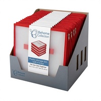 Bac de rangement en plastique avec 4 plateaux, décoration de Noël, forme carrée, capacité de 10 à 35 L