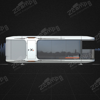 Zcamp X5 Maison de camping préfabriquée Conception durable Matériel écologique Maison préfabriquée de luxe avec système de contrôle intelligent