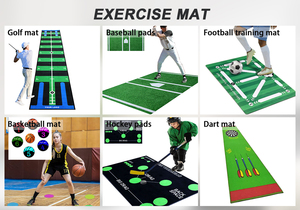 Deportes al aire libre Hockey Entrenamiento skate Mats Insonorizado Home Area alfombra Equipo de entrenamiento de hockey Mini Hockey Mat - Product Image 6