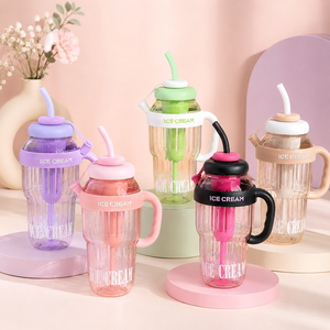 Fast Customization Plastic Tumbler Water <b>Bottle</b> 1.2L Portable for Women Girl for Drinking Juice Tea Ideas Infuser Student - Product Image 3