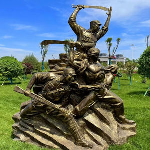 Özel antik çin bronz bahçe heykelleri açık pirinç heykel özel bronz antifinish bitirmek - Product Image 3