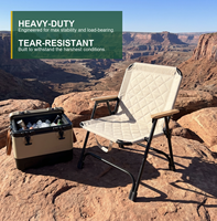 Chaise pliante légère et détachable Kermit en acier haute teneur en carbone, nouvelle conception, portable pour le camping en plein air, la plage, les voyages et les pique-niques