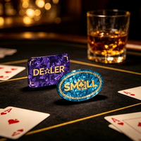 Dezhou Zhuangda – Distributeur de cartes de poker spécial Texas Hold'em, personnalisation en cristal, divertissement
