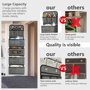 Organisateur suspendu multifonctionnel moderne pour portes et murs - Product Image 5