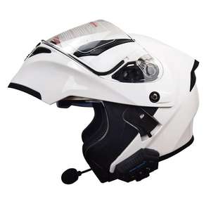 Casque de <span class=keywords><strong>moto</strong></span> modulaire certifié DOT avec logo personnalisé, Bluetooth, sécurité, vélo tout-terrain, ABS, intégral - Product Image 2
