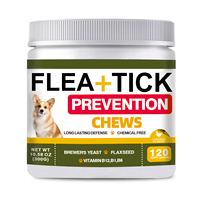 TK Comprimés à croquer anti-puces pour animaux de compagnie, saveur poulet, pour chiens et chats, protection longue durée, échantillon gratuit, vente chaude