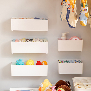 <span class=keywords><strong>Venta</strong></span> directa del fabricante, caja <span class=keywords><strong>de</strong></span> almacenamiento <span class=keywords><strong>de</strong></span> ropa interior <span class=keywords><strong>de</strong></span> plástico perforada montada en la pared para organizar artículos personales - Product Image 2