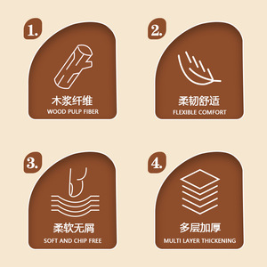 Zhenmu Facial <b>Tissue</b> <b>Paper</b> 80 Packs Extra Large Original Wood Soft Comfortable Household Use - Product Image 5