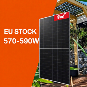 แผงโซลาร์เซลล์ SUNPLUS 585W PERC N-Type แบบสองหน้า เซลล์ขนาด 125 มม. ประสิทธิภาพ 17.52% โซลูชั่นพลังงานเชิงพาณิชย์ คลังสินค้าในสหรัฐอเมริกา รุ่นที่หนึ่ง - Product Image 1