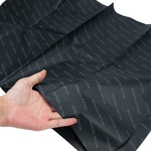 <span class=keywords><strong>2025</strong></span> xu hướng mới cá nhân logo màu Đen gói giấy đóng gói thương hiệu mô giấy tờ với logo công ty dán - Product Image 5