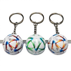 Porte-clés en plastique en forme de ballon de football, souvenir de l'événement des fans, <span class=keywords><strong>Qatar</strong></span> <span class=keywords><strong>2022</strong></span> - Product Image 1