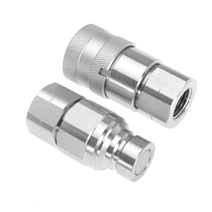 3/4 "SAE 1/2" corpo Skid Steer Loader Flat Face idraulico collegamento rapido accoppiatori scollegamento rapido SAE-12 di accoppiamento - Product Image 6