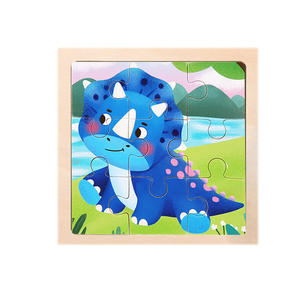Fabbrica 40 disegni 9 pz in legno per educazione precoce animale Puzzle <span class=keywords><strong>giochi</strong></span> da tavolo di apprendimento giocattoli per bambini - Product Image 5