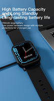 Montre connectée pour personnes âgées VFA83S 4G, alarme de chute, appel SOS, localisation GPS, surveillance à distance, connectivité carte SIM 4G, surveillance des données du serveur
