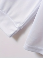 Chemise à manches courtes pour homme avec logo personnalisé brodé, imprimé sur la poche, fermeture éclair, col contrasté respirant, style business décontracté