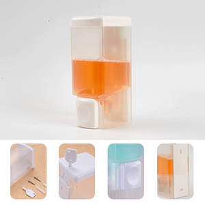 <span class=keywords><strong>Distributeur</strong></span> de savon manuel à pression pour hôtel, salle de bain, <span class=keywords><strong>distributeur</strong></span> simple pour <span class=keywords><strong>gel</strong></span> <span class=keywords><strong>douche</strong></span> et shampoing, idéal pour hôtels et foyers - Product Image 2