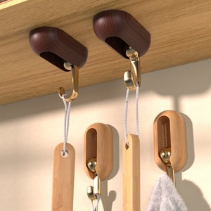 Adhesive Wall Hooks Single Hook ABS Material 1-3kg Load Capacity For Bathroom Kitchen Storage Mounting - Product Image 1