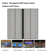 Haute qualité en gros P3.91 Flexible Transparent Led écran Film affichage écran publicitaire pour vitrines