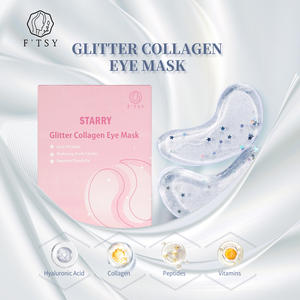 Private LabelOem Odm Parches para los ojos Etiqueta privada Aliviar el envejecimiento Bolsas para los ojos Ácido hialurónico Estrella Colágeno Debajo de <span class=keywords><strong>las</strong></span> máscaras para los ojos - Product Image 5