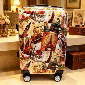 Ensemble de 3 valises PC au design moderne avec roulettes pivotantes, <span class=keywords><strong>valise</strong></span> rigide durable, sac de voyage, vente en gros directe d'usine - Product Image 1