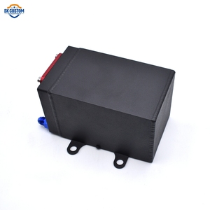 AN6 AN8 AN10 Réservoir d'huile carré en aluminium 60MM pour <span class=keywords><strong>pompe</strong></span> à carburant Racing Fuel Surge Tank - Product Image 2
