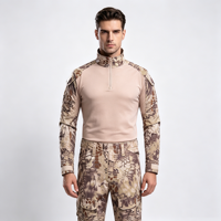 Ensemble uniforme de combat G3 pour hommes, camouflage Python noir, combinaison tactique à manches longues, style américain, vêtements d'entraînement en plein air, vente en gros OEM
