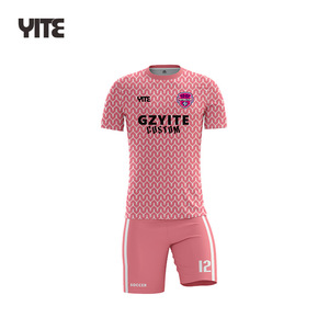 Magliette da Calcio Rosa Economiche con Stampa Personalizzata, Autentiche Maglie da Calcio Internazionali, Produttore di Magliette da Calcio Personalizzate - Product Image 2