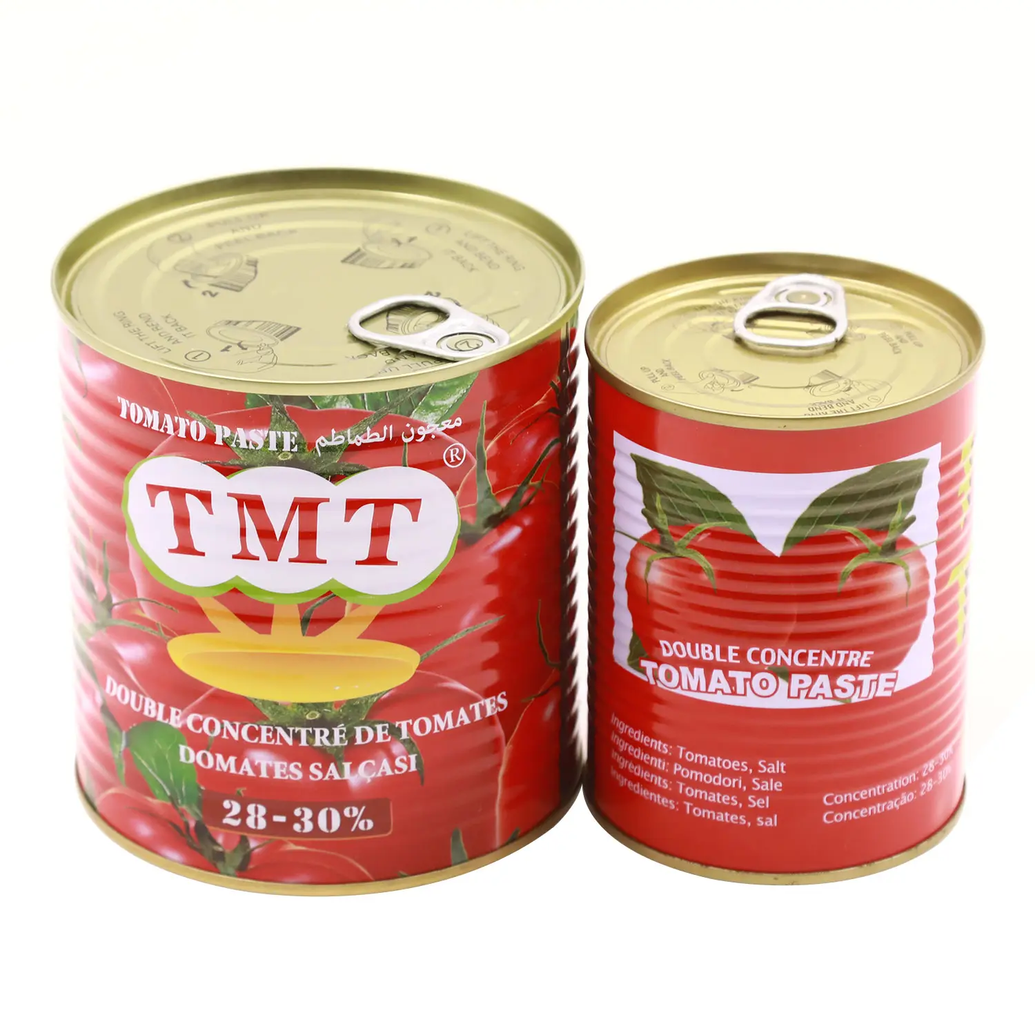 Pasta de tomate concentrada de 70 gramos y 2,2 kg, lata de salsa de tomate, precio barato