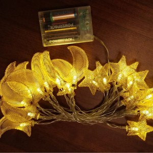 Lampes du Ramadan, lanterne à kérosène en forme de <span class=keywords><strong>lune</strong></span> et d'étoile, lampe LED, Eid Mubarak, Islam, musulman, décoration de jardin, patio, maison, Ramadan 2026 - Product Image 4