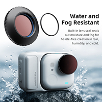 AMagisn Ensemble de filtres à lentille en verre optique CPL UV Filtre étanche résistant aux rayures pour Insta360 GOUltra Accessoires pour appareils photo de sport