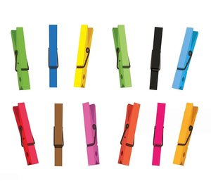 2.5cm <strong>Mini</strong> Wooden Clothespins Colorful Photo Clips Small Wood Decorative <strong>Pegs</strong> for Crafts and Home Decoration - Product Image 5