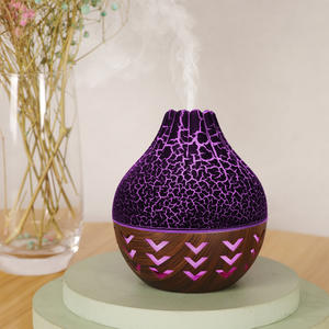 YX-019 Crackled USB Humidifier 5V Mini Home Aromatherapy Diffuser Luminous Finish Less Than 0.5L Water Tank - Product Image 5