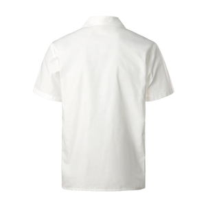 Venta al por mayor de los hombres Casual Chambray Pintuck Panel geométrico camisa de manga corta de popelina Chemise estilo mexicano cubano <span class=keywords><strong>Guayaberas</strong></span> - Product Image 6