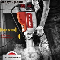 Piqueuse électrique industrielle haute puissance AC/DC 220V, marteau démolisseur 95 pour démolition de béton et travaux lourds