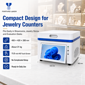 Machine de test de l'or 350Y pour bijouterie, analyseur de pureté en carats, outil d'identification des véritables perles - Product Image 5