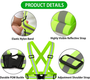 Utilisation de vélo <span class=keywords><strong>gilet</strong></span> de sécurité réfléchissant équipement de sport travail marche voyage équitation vélo <span class=keywords><strong>gilet</strong></span> de cyclisme - Product Image 5