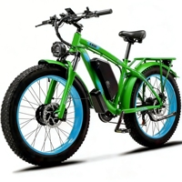 NOUVELLE OFFRE Vélo électrique 2x1000W, Vélo électrique à double moteur 2000W, Vélo électrique à pneus larges 26"x4, Vélo tout-terrain, Fatbike de plage, Bici Elettrica, Vélo